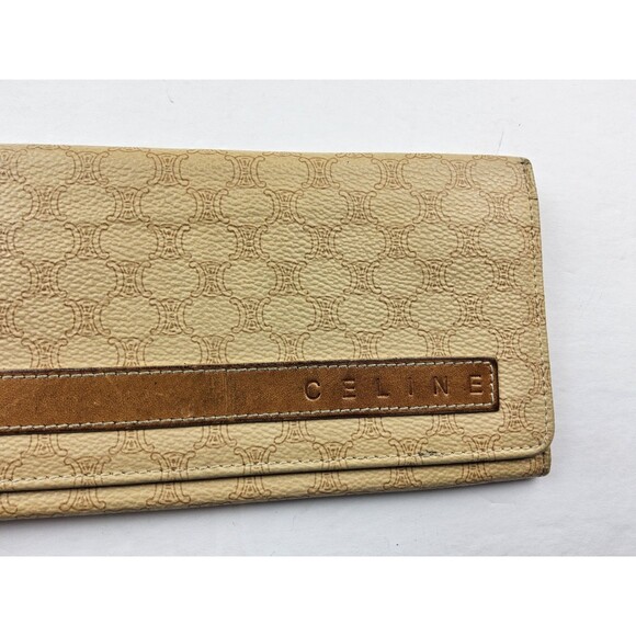 CELINE Macadam PVC Leather Trim Folding Wallet - Picture 2 of 8